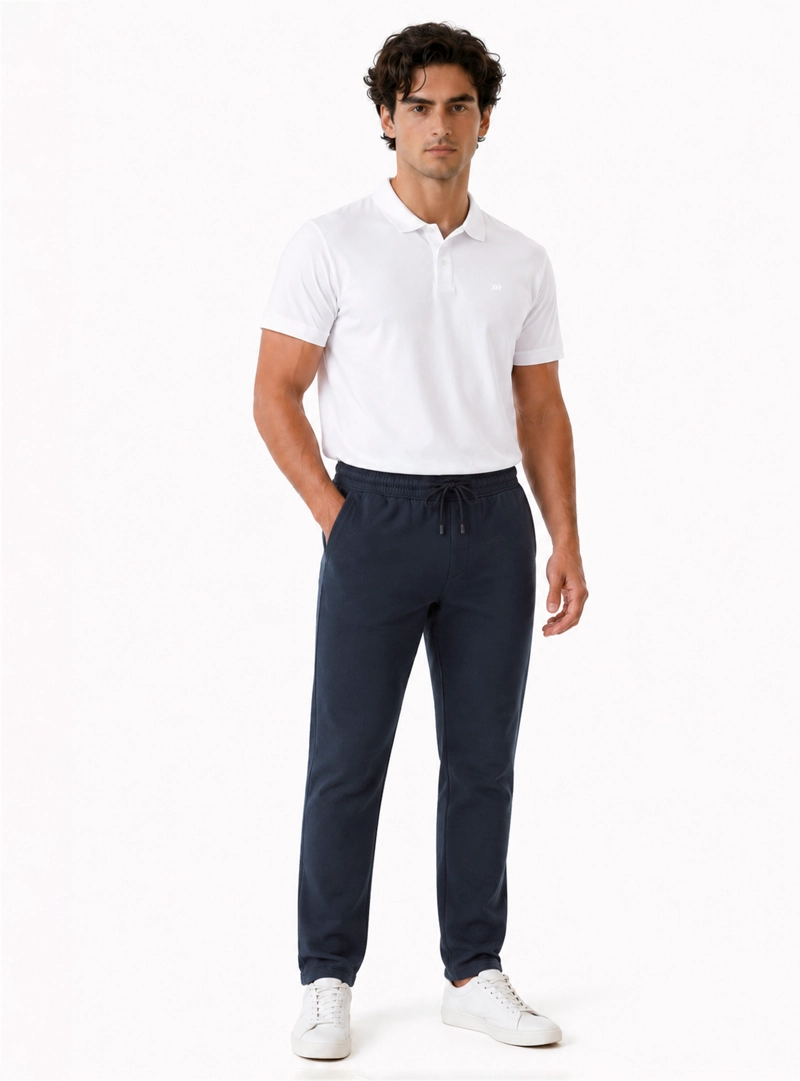 PANTALON SPANDEX REGULAR FIT AZUL MARINO ARROW - 4