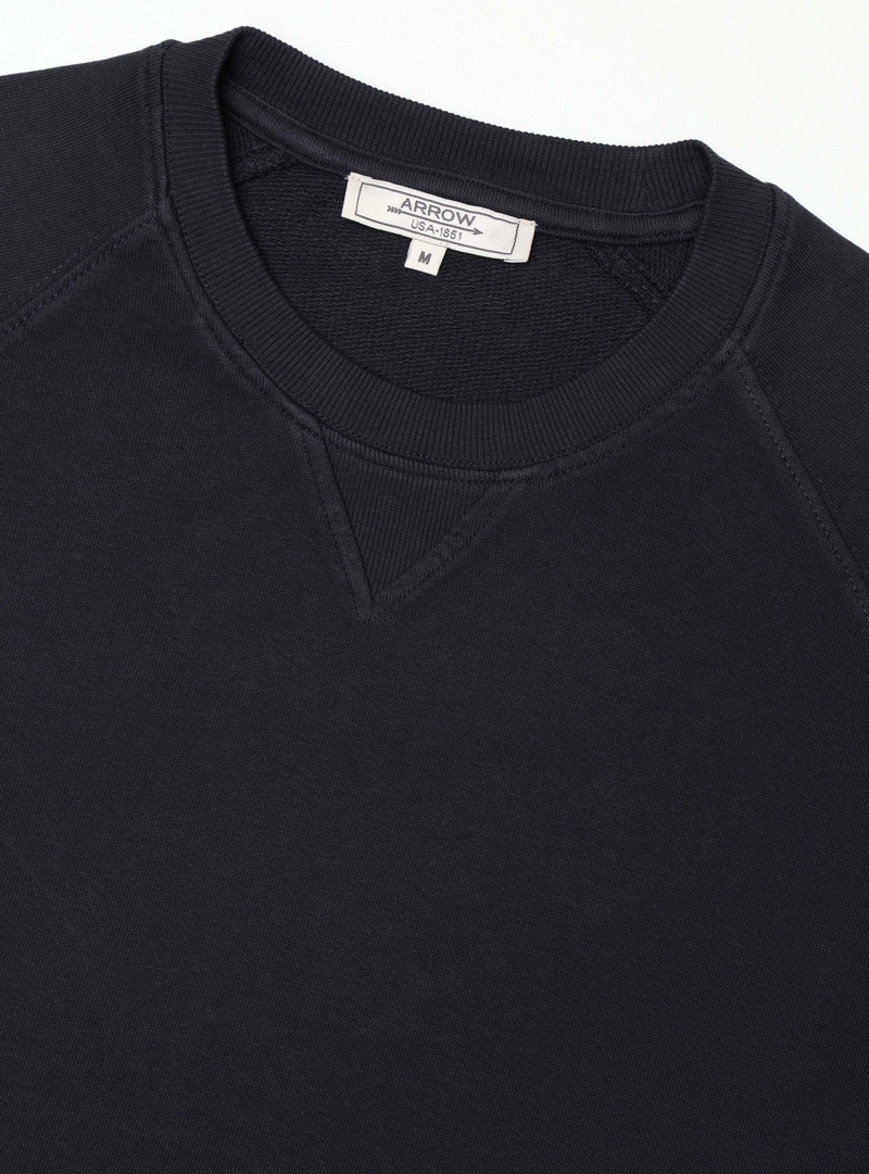 POLERON STONE WASH REGULAR FIT AZUL MARINO ARROW - 5
