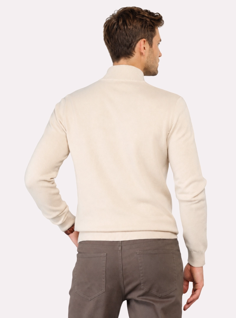 SWEATER CUELLO ALTO REGULAR FIT CREMA ARROW - 2