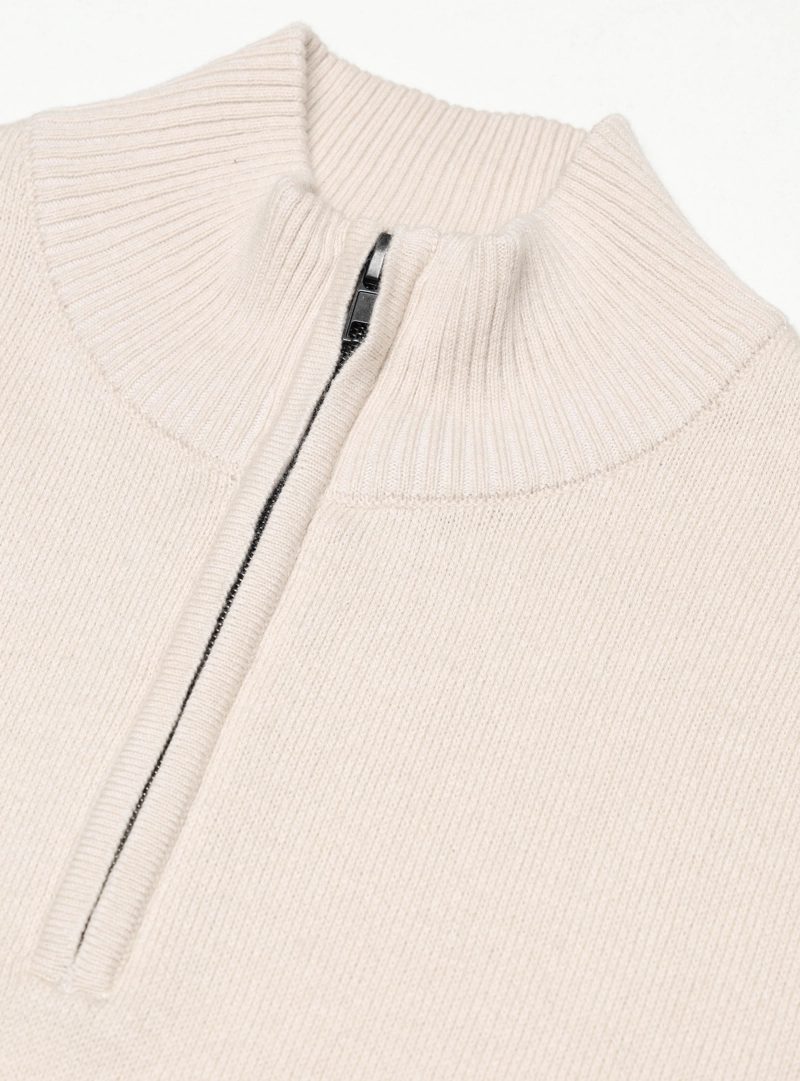 SWEATER CUELLO ALTO REGULAR FIT CREMA ARROW - 5
