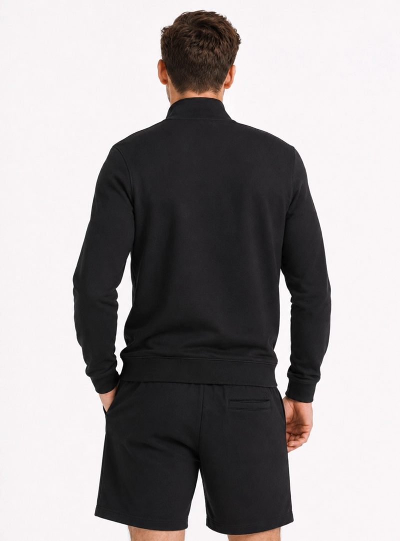 POLERON STONE WASH REGULAR FIT NEGRO ARROW - 2