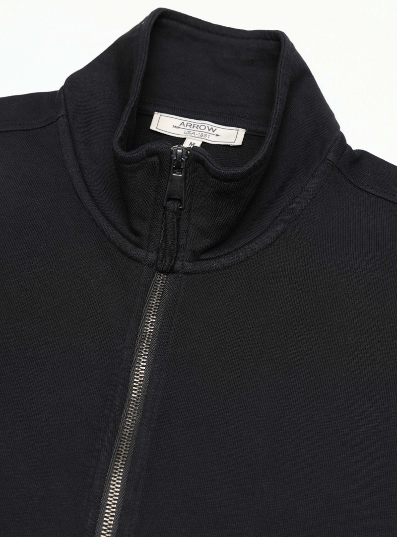 POLERON STONE WASH REGULAR FIT NEGRO ARROW - 3