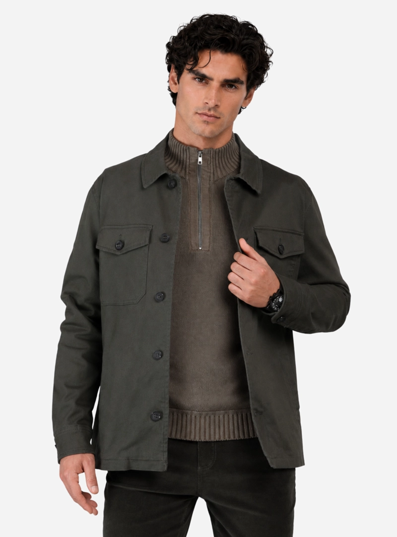 CHAQUETA LISA SPANDEX REGULAR FIT VERDE ARROW - 1