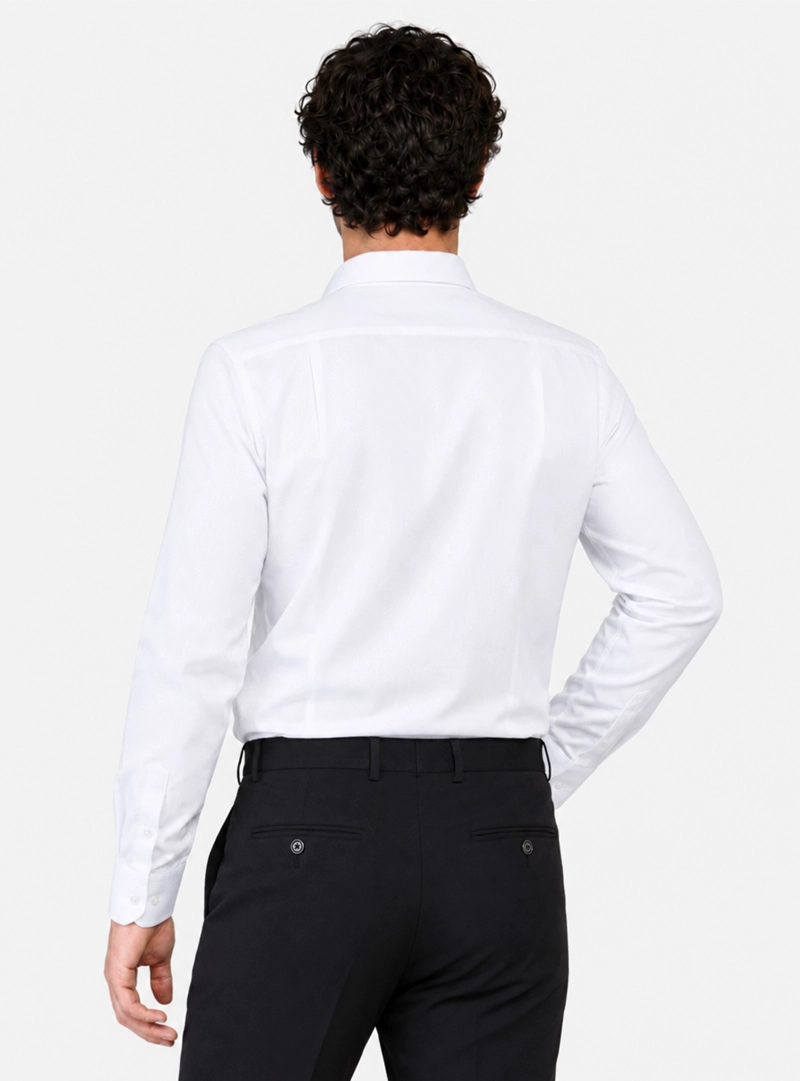 CAMISA FORMAL OXFORD SLIM FIT BLANCO ARROW - 2