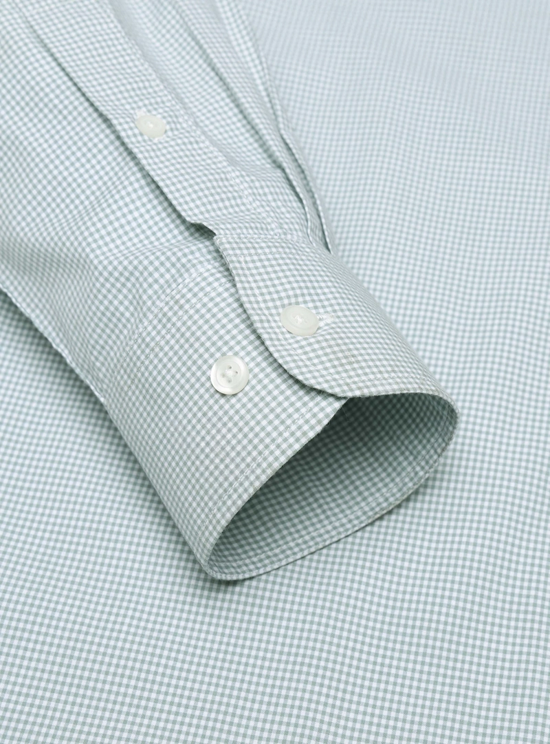 CAMISA A CUADROS REGULAR FIT VERDE ARROW - 5
