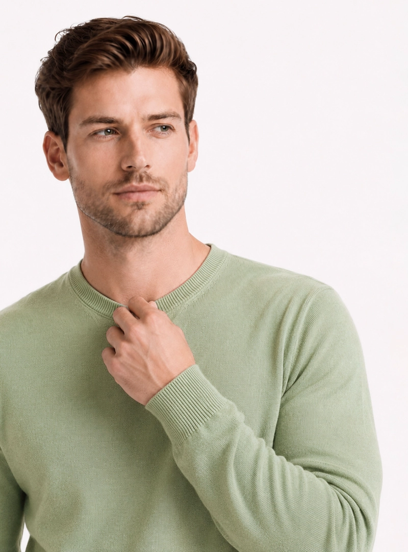 SWEATER STONE WASH REGULAR FIT VERDE ARROW - 3