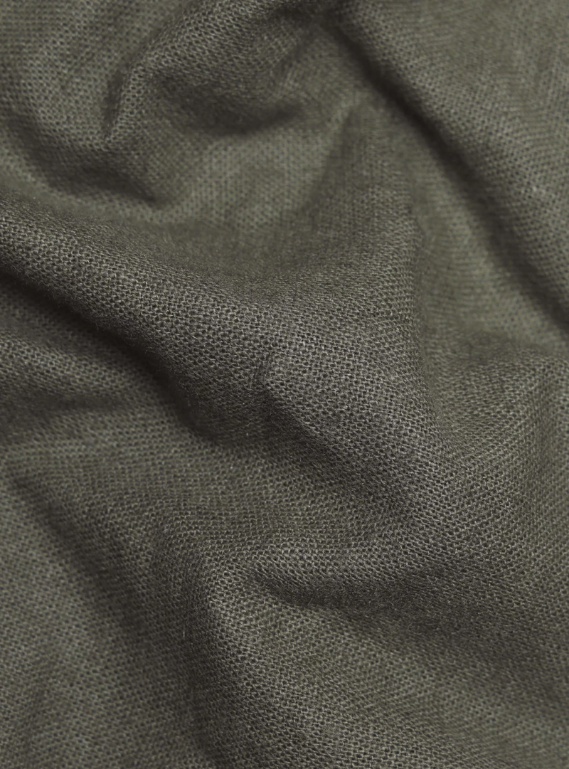 PANTALON LINO ALGODON REGULAR FIT VERDE ARROW - 5