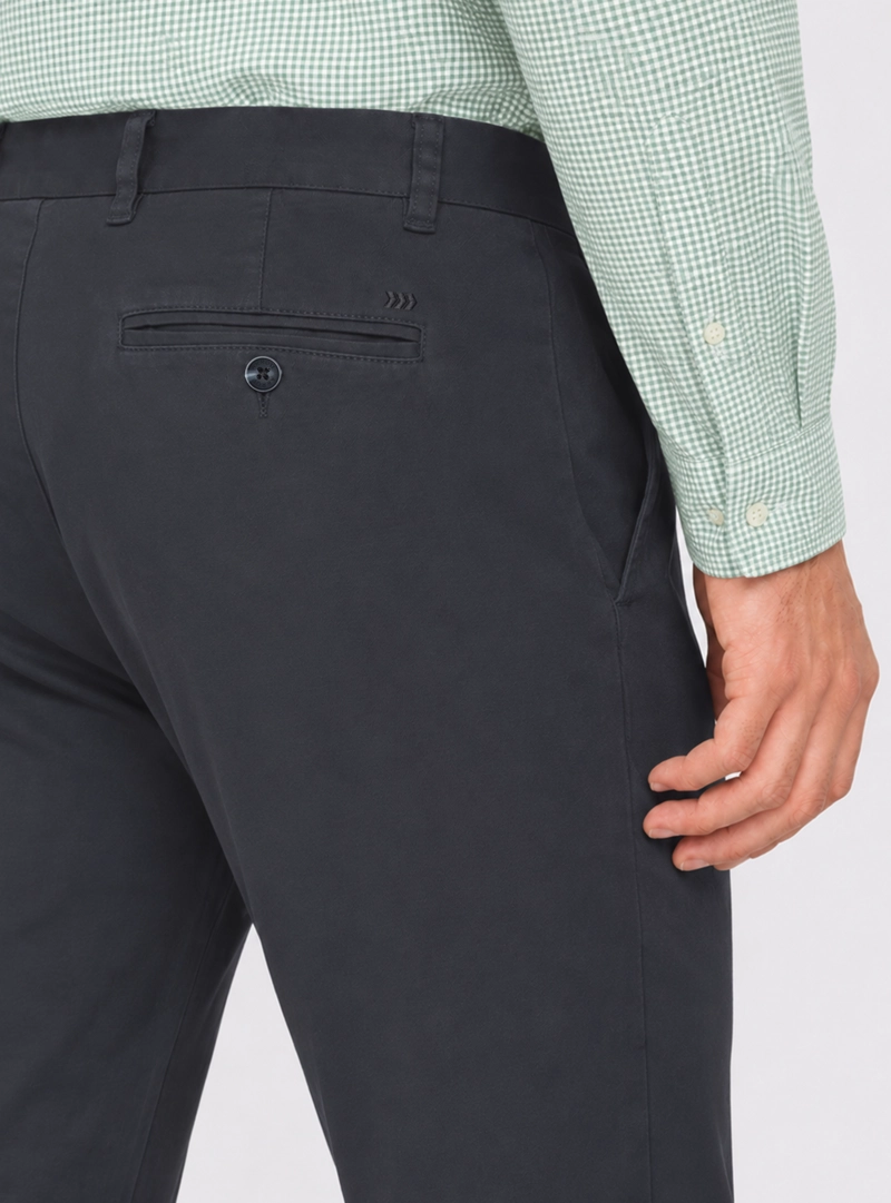 PANTALON CHINO SPANDEX REGULAR FIT AZUL MARINO ARROW - 3