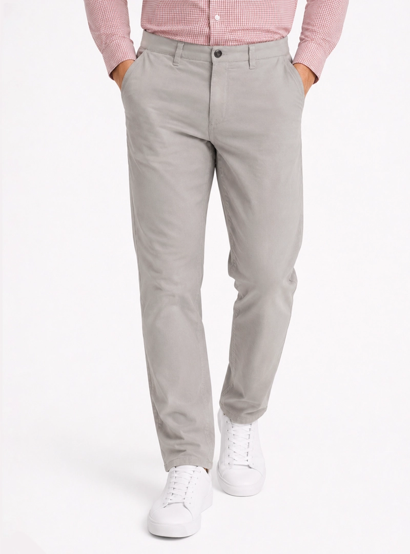 PANTALON CHINO SPANDEX REGULAR FIT GRIS ARROW - 1