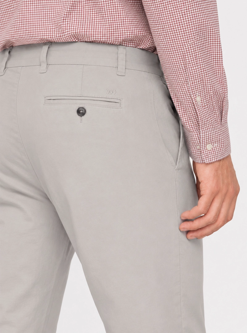 PANTALON CHINO SPANDEX REGULAR FIT GRIS ARROW - 3