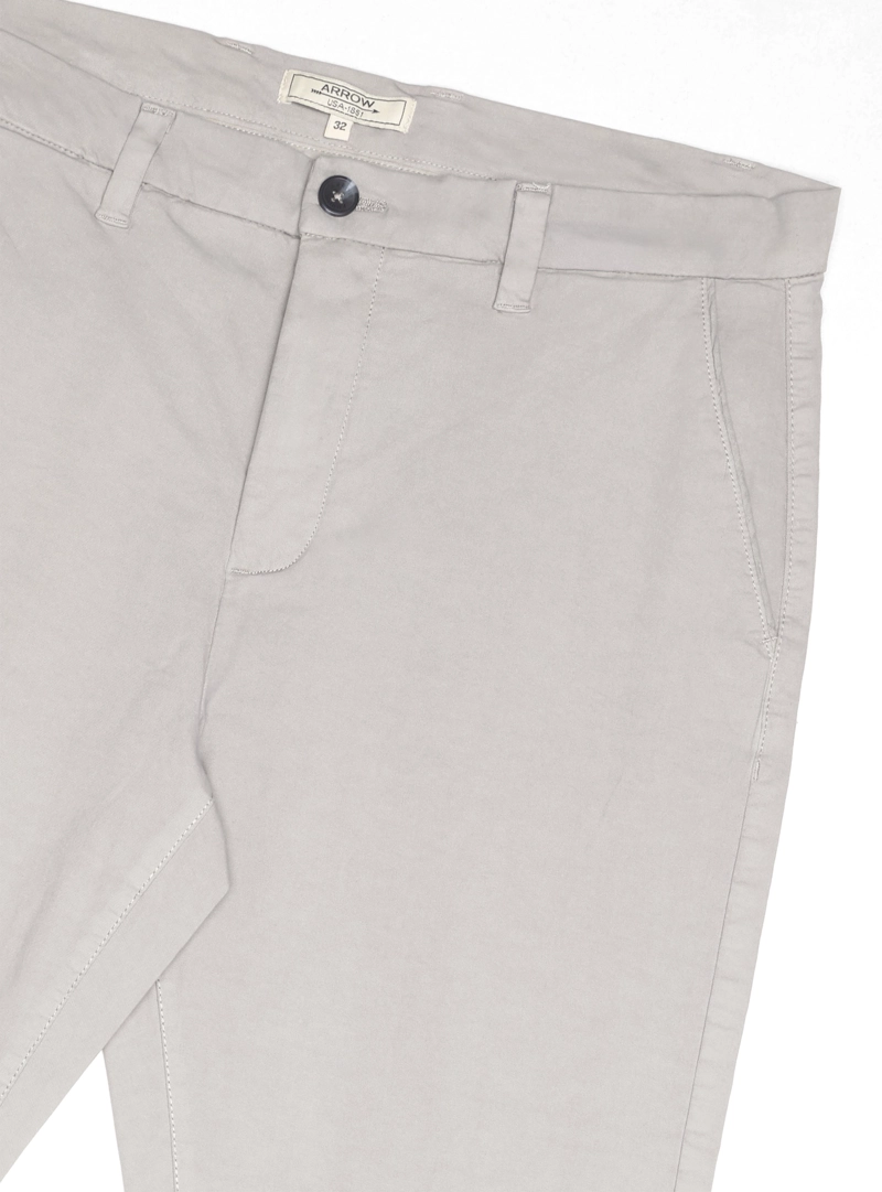 PANTALON CHINO SPANDEX REGULAR FIT GRIS ARROW - 5
