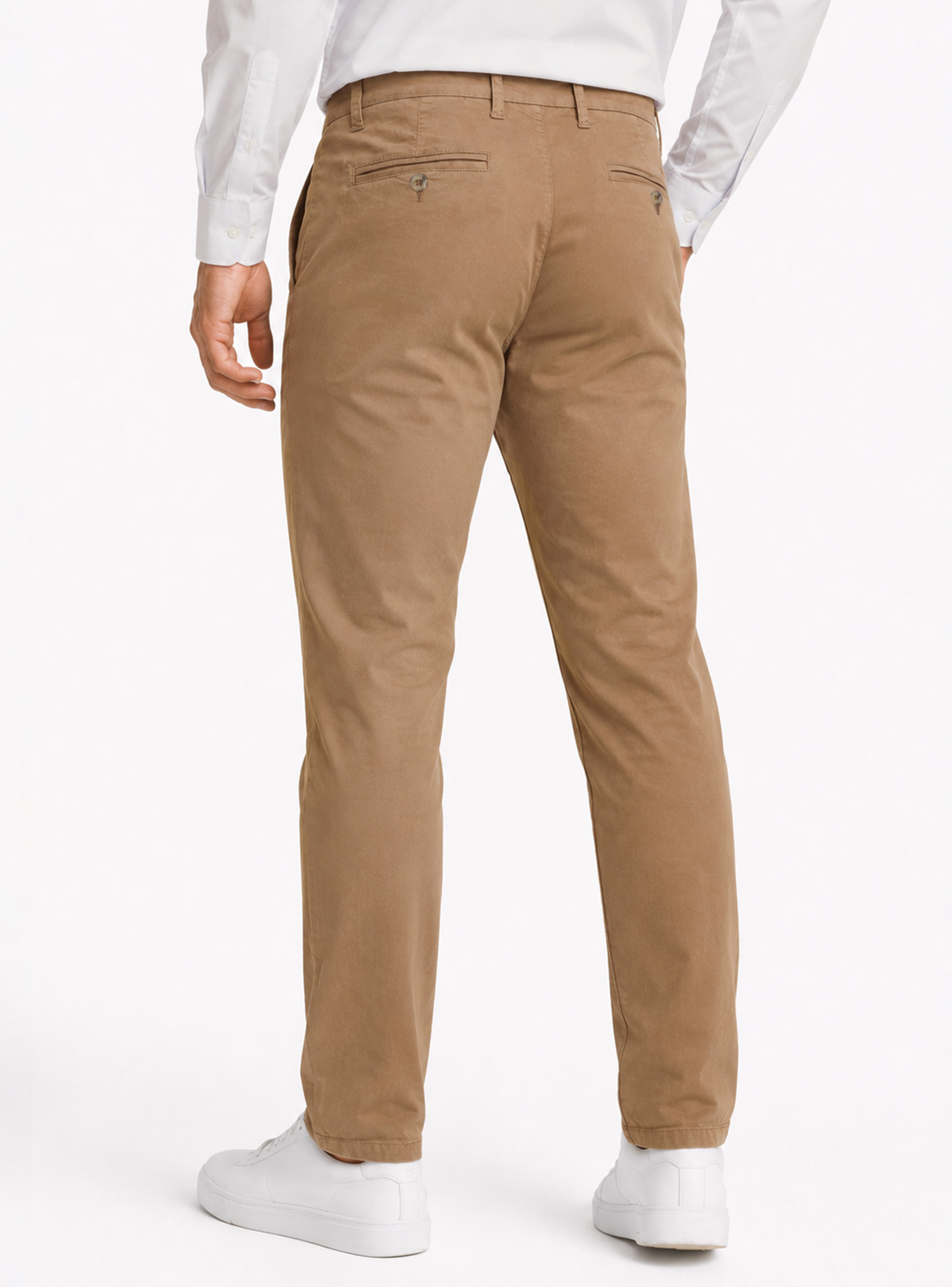 PANTALON CHINO SPANDEX REGULAR FIT TABACO ARROW - 2