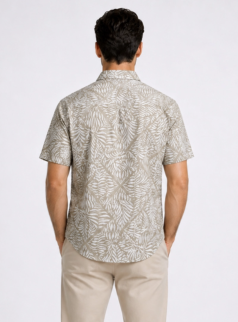 CAMISA PRINT REGULAR FIT CAFE  PIERO BUTTI - 2