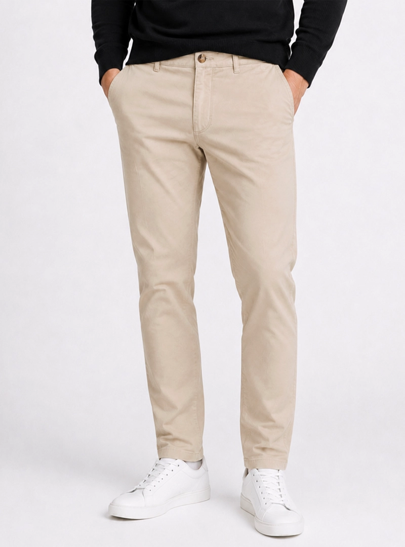 PANTALON CHINO SPANDEX REGULAR FIT ARENA PIERO BUTTI - 1