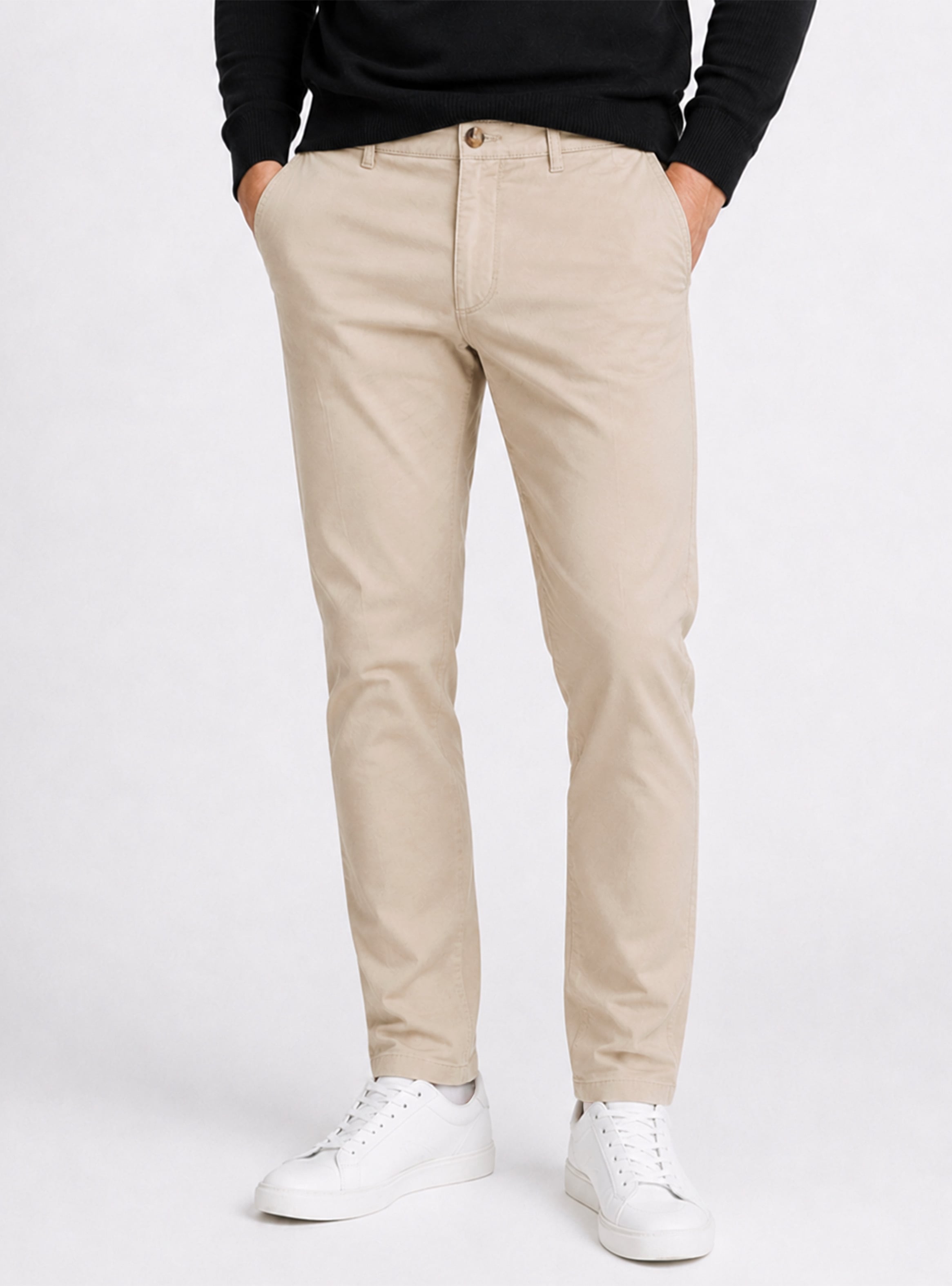 PANTALON CHINO SPANDEX REGULAR FIT ARENA PIERO BUTTI - 1