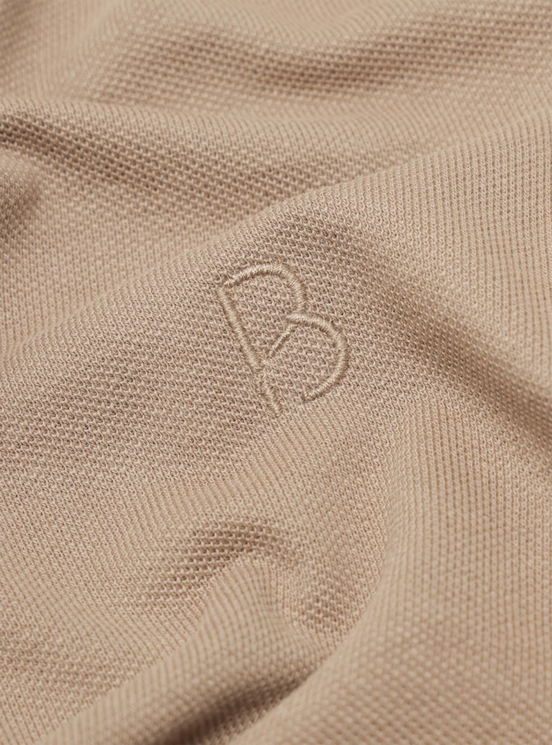 POLERA PIQUE REGULAR FIT CAFE  PIERO BUTTI - 6