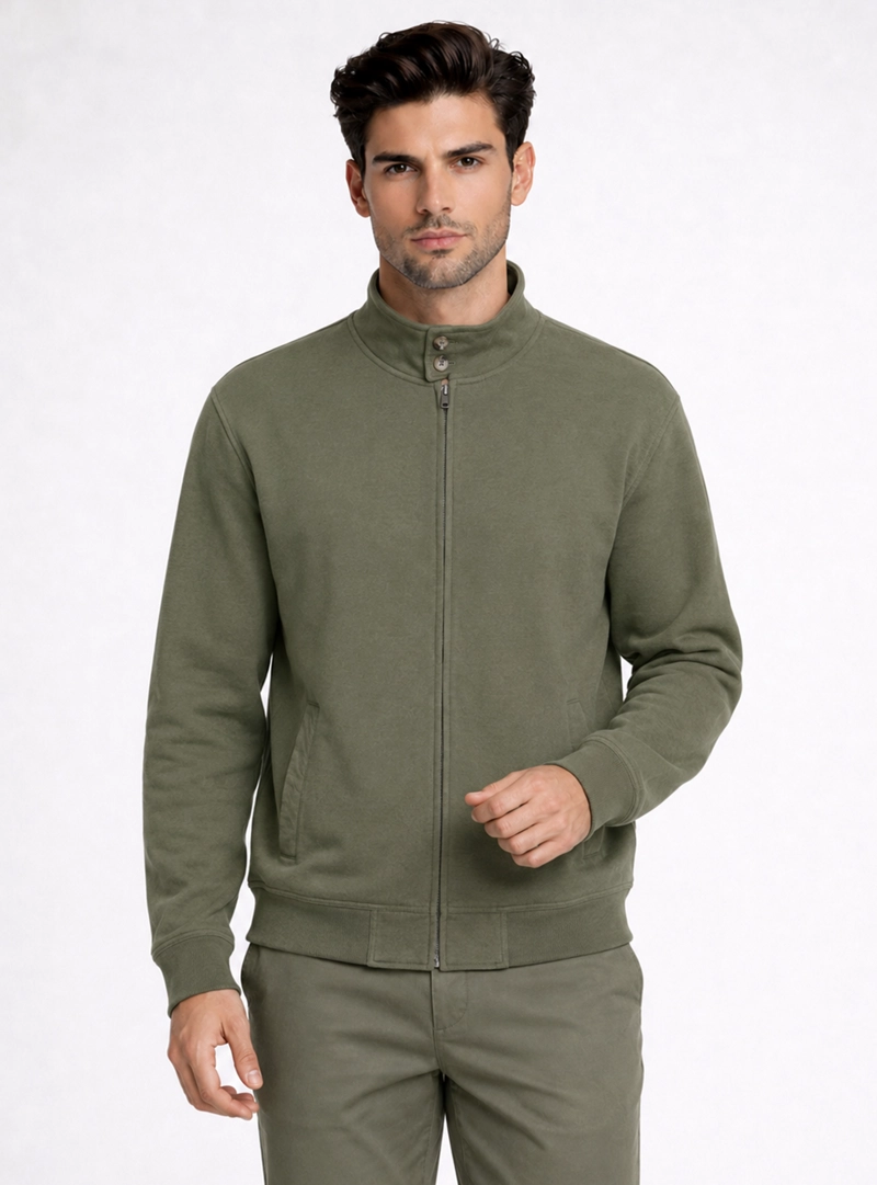 POLERON CUELLO ALTO REGULAR FIT VERDE PIERO BUTTI - 2