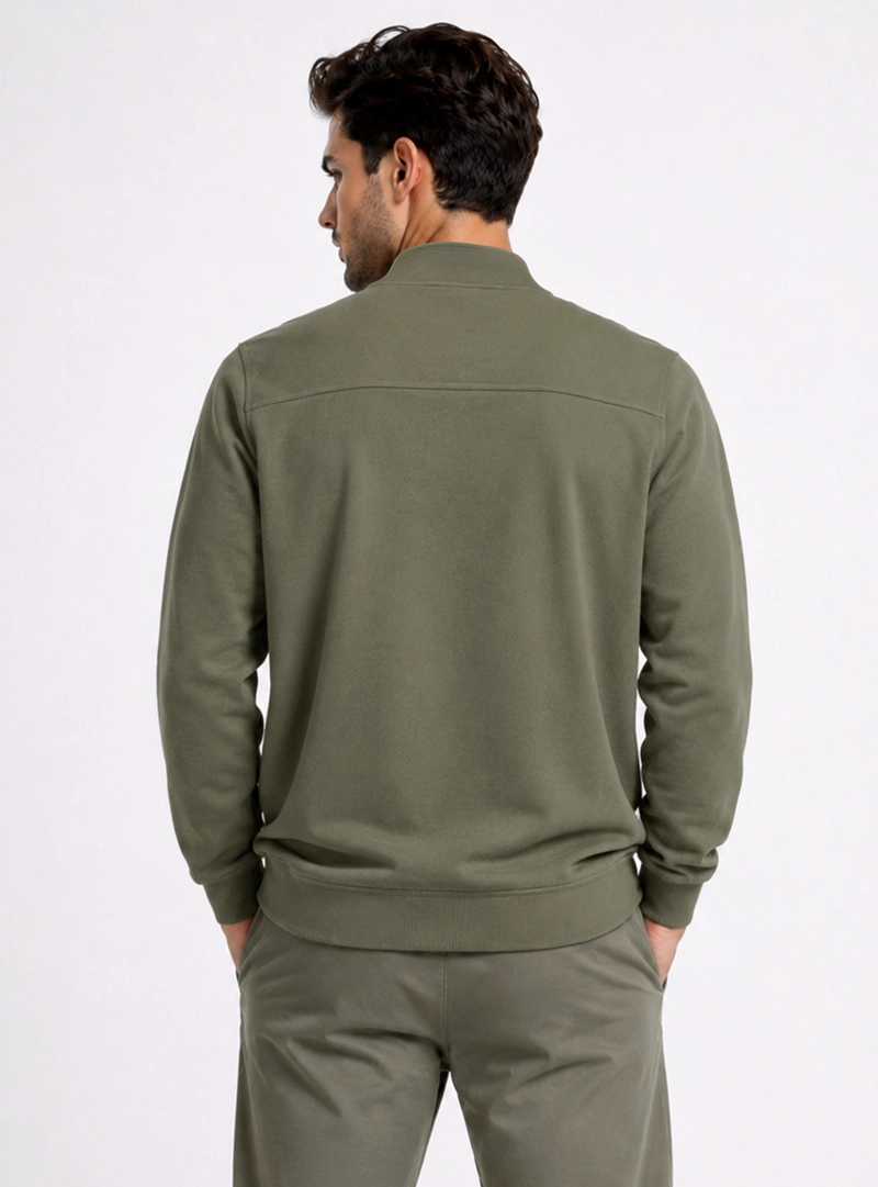 POLERON CUELLO ALTO REGULAR FIT VERDE PIERO BUTTI - 3
