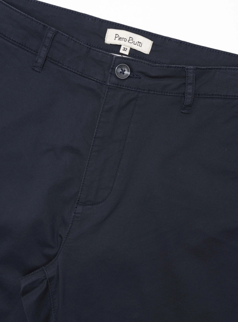PANTALON CHINO SPANDEX REGULAR FIT AZUL MARINO PIERO BUTTI - 5