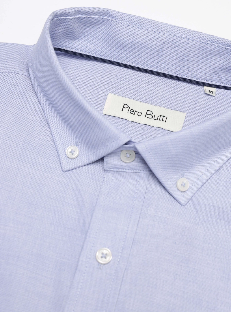CAMISA FANTASIA REGULAR FIT AZUL PIERO BUTTI - 5
