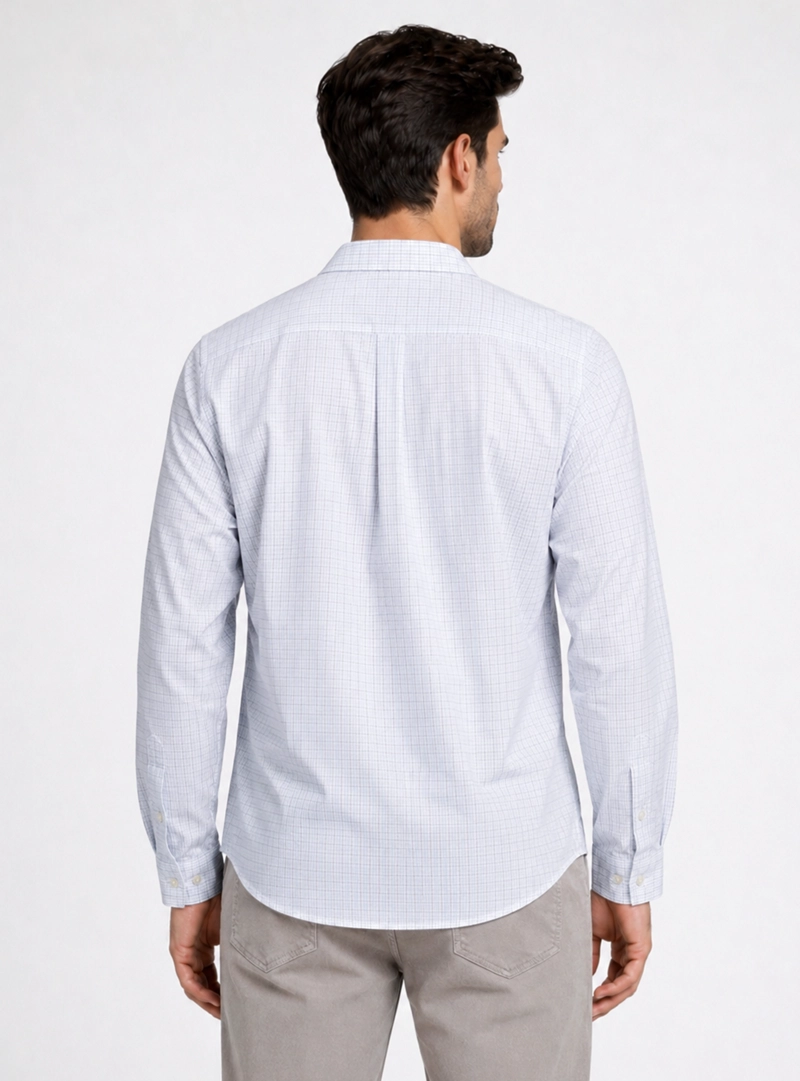 CAMISA CUADROS REGULAR FIT CELESTE PIERO BUTTI - 2
