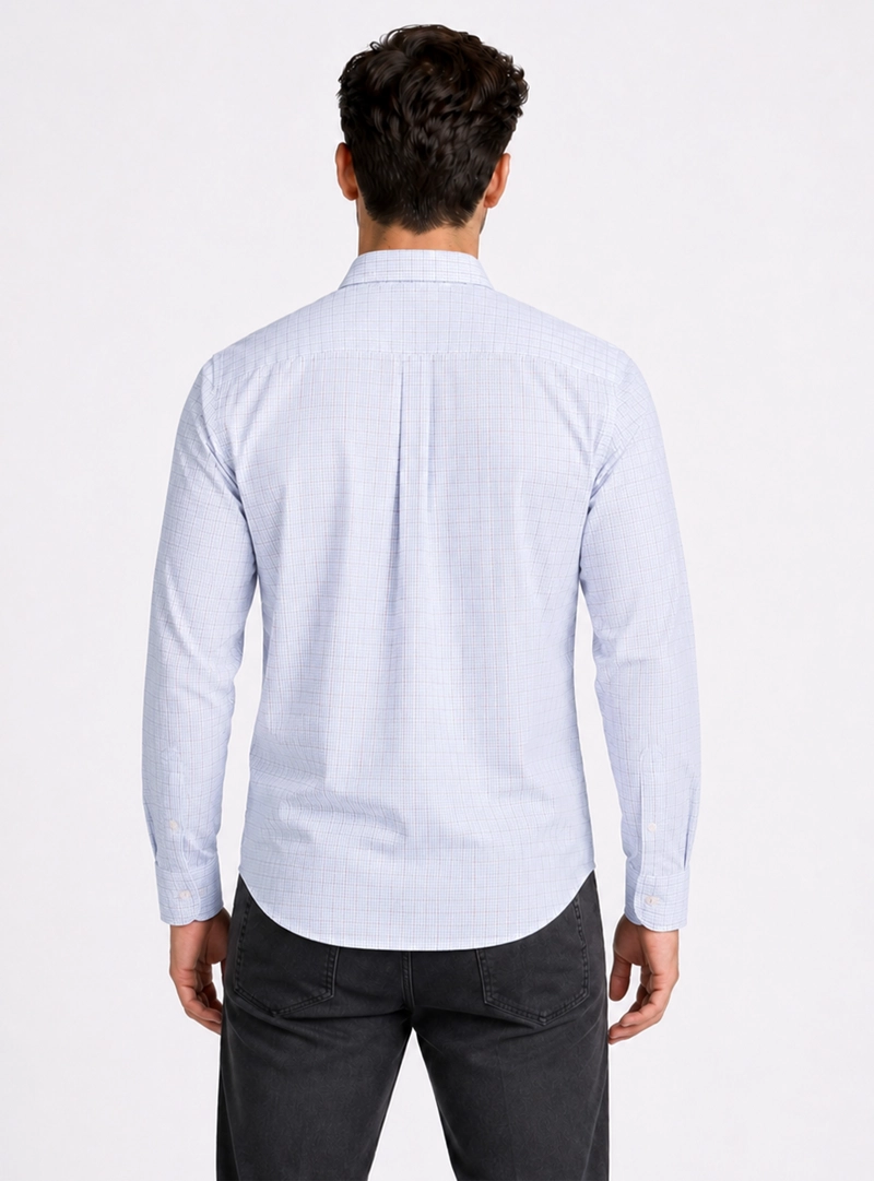 CAMISA CUADROS REGULAR FIT ROJO PIERO BUTTI - 2