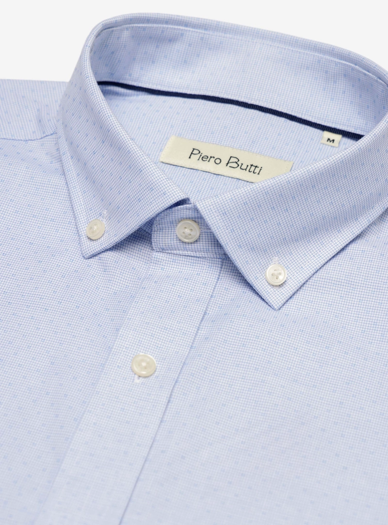 CAMISA FANTASIA REGULAR FIT CELESTE PIERO BUTTI - 4