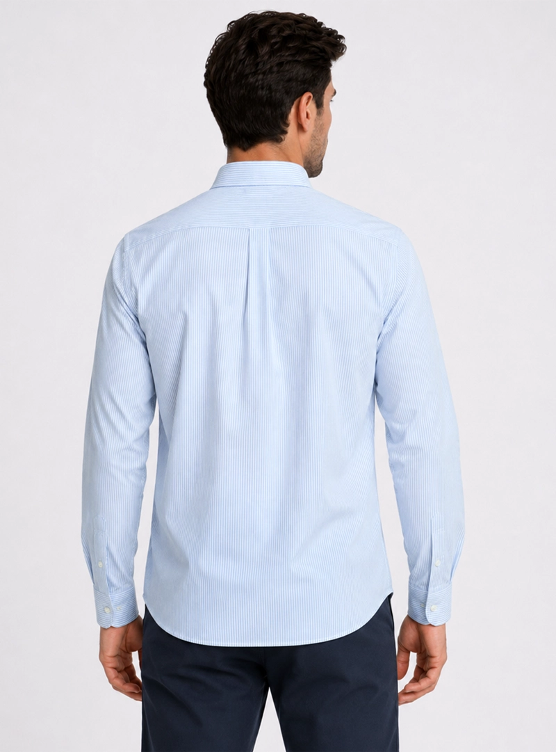 CAMISA A RAYAS REGULAR FIT CELESTE PIERO BUTTI - 2