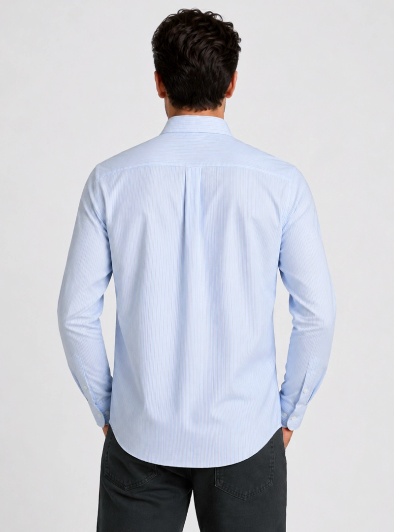 CAMISA A RAYAS REGULAR FIT CELESTE PIERO BUTTI - 2