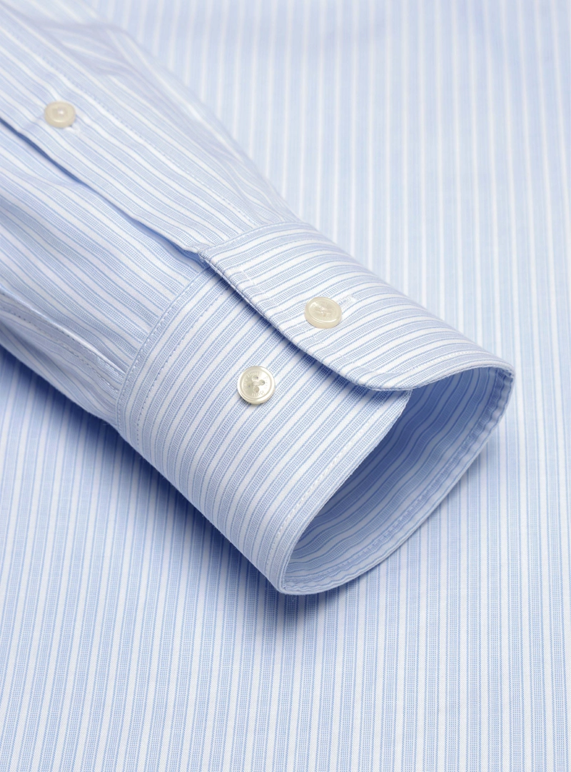 CAMISA A RAYAS REGULAR FIT CELESTE PIERO BUTTI - 5