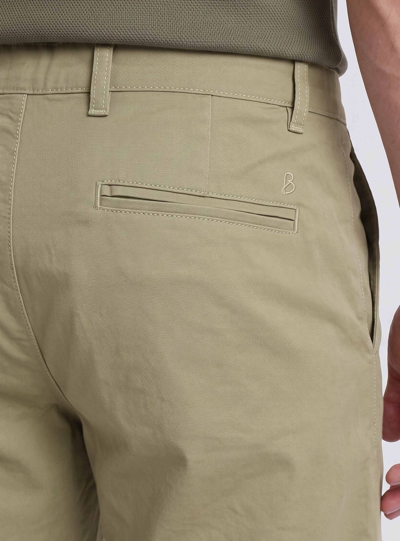 BERMUDA LISA SPANDEX REGULAR FIT VERDE PIERO BUTTI - 3