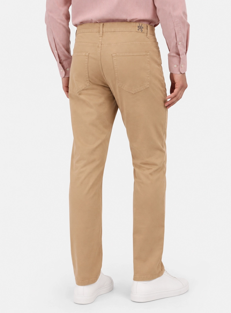 PANTALON 5 POCKET SPANDEX REGULAR FIT CAFE  ARROW - 2