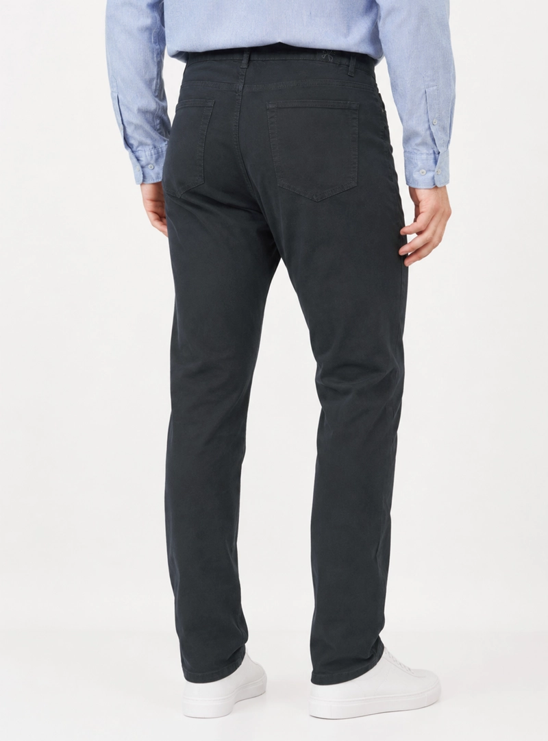 PANTALON 5 POCKET SPANDEX REGULAR FIT AZUL MARINO ARROW - 2