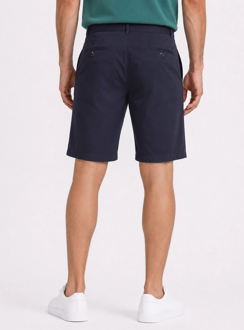 BERMUDA LISA SPANDEX REGULAR FIT AZUL MARINO PIERO BUTTI - 2