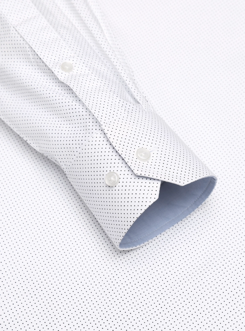 CAMISA FORMAL PUNTOS SLIM FIT BLANCO ARROW - 6