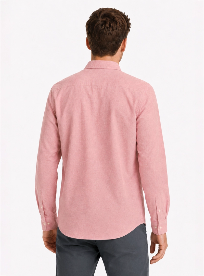 CAMISA OXFORD SPANDEX REGULAR FIT ROSADO ARROW - 2