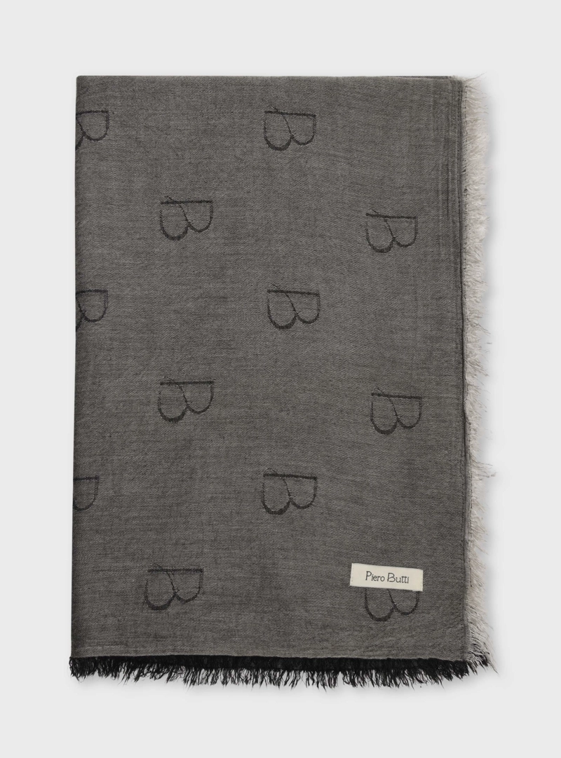PAÑUELO CON DISEÑO CAFE  PIERO BUTTI - 2