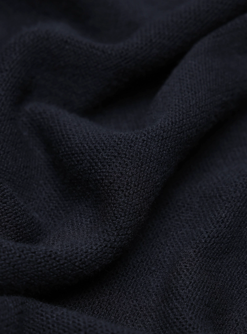 CARDIGAN LISO REGULAR FIT AZUL MARINO ARROW - 6