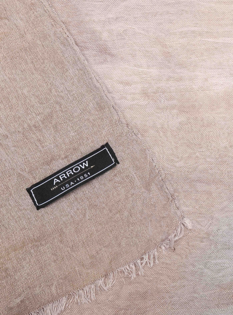 PAÑUELO DOBLE CAPA BEIGE ARROW - 3