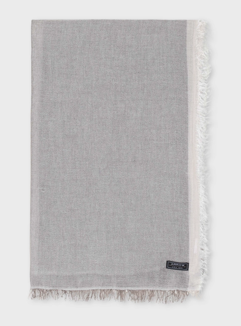 PAÑUELO BICOLOR VISCOSA BEIGE ARROW - 2