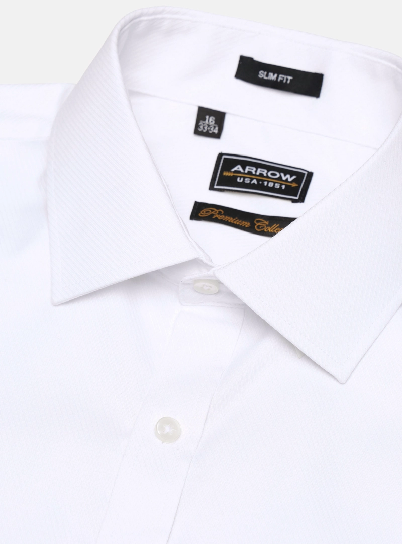 CAMISA FORMAL SPANDEX SLIM FIT BLANCO ARROW - 2