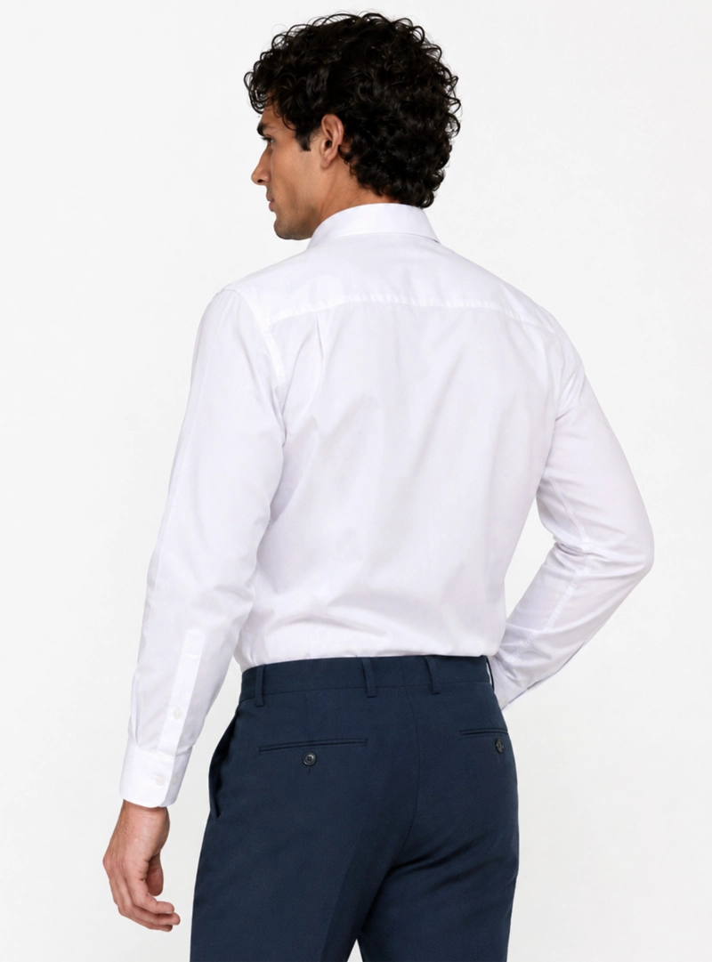 CAMISA FORMAL SPANDEX SLIM FIT BLANCO ARROW - 3