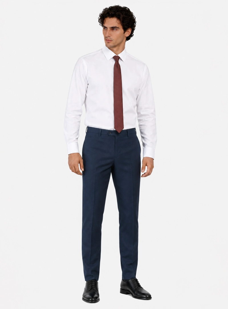 CAMISA FORMAL SPANDEX SLIM FIT BLANCO ARROW - 4