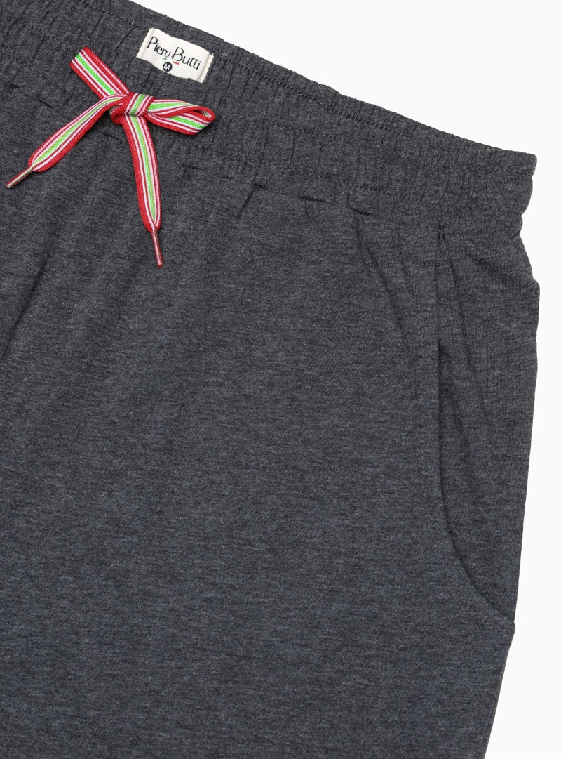 PIJAMA CORTO REGULAR FIT GRIS OSCURO PIERO BUTTI - 4