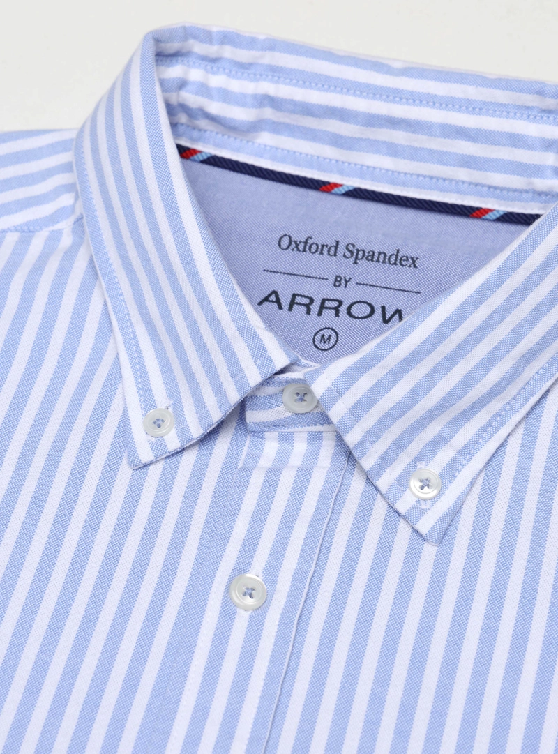 CAMISA OXFORD SPANDEX REGULAR FIT CELESTE ARROW - 5