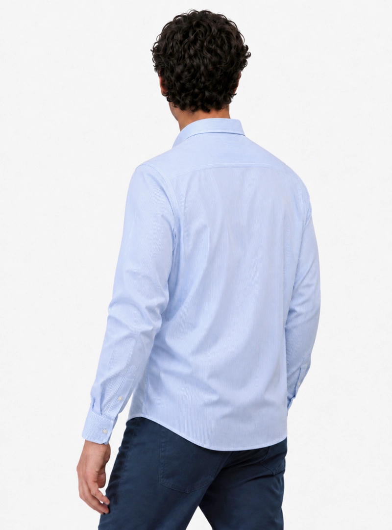 CAMISA A RAYAS REGULAR FIT AZUL ARROW - 2