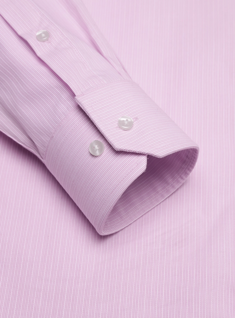CAMISA FORMAL TEXTURADA SLIM FIT ROSADO ARROW - 5