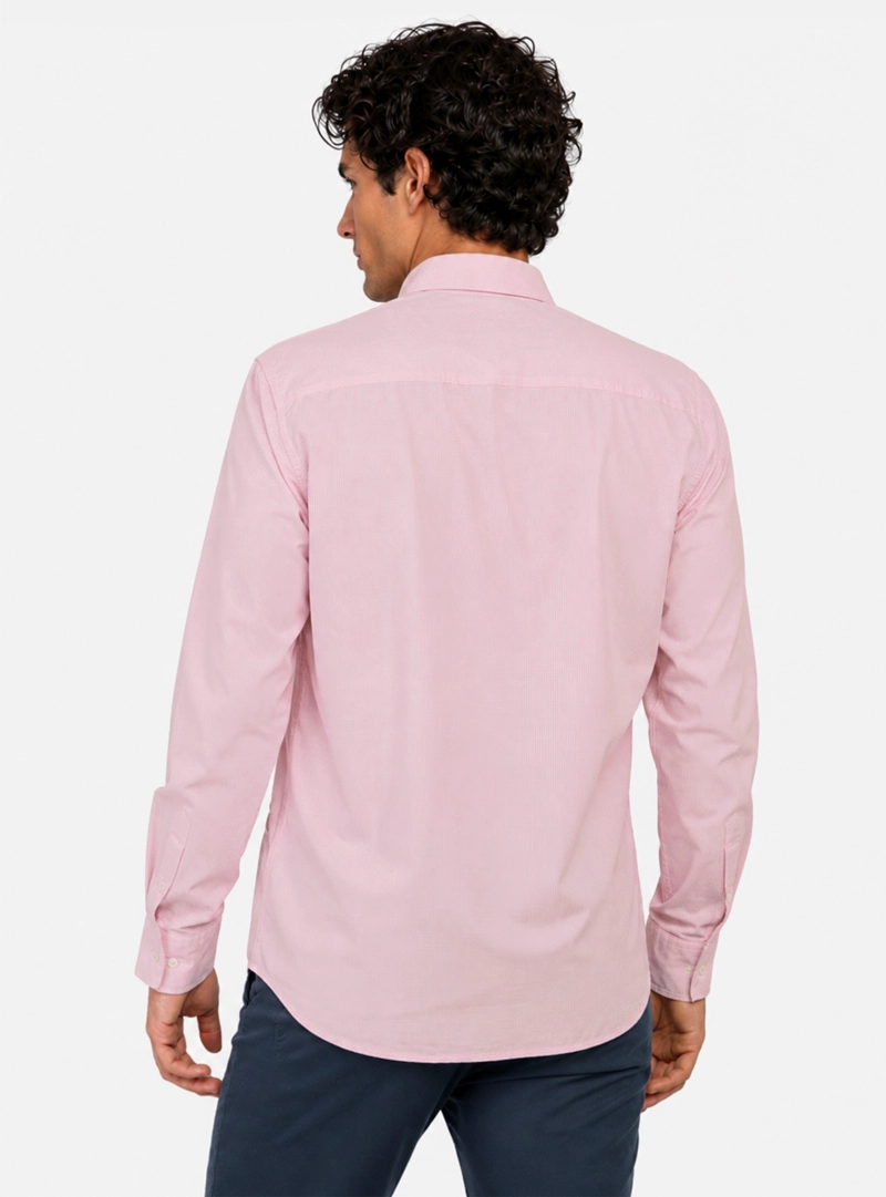 CAMISA FANTASIA REGULAR FIT ROSADO ARROW - 2
