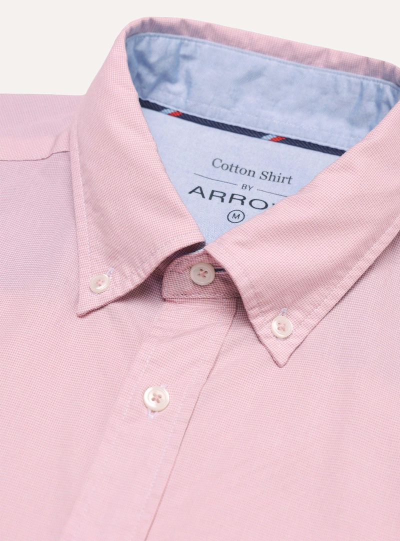 CAMISA FANTASIA REGULAR FIT ROSADO ARROW - 5