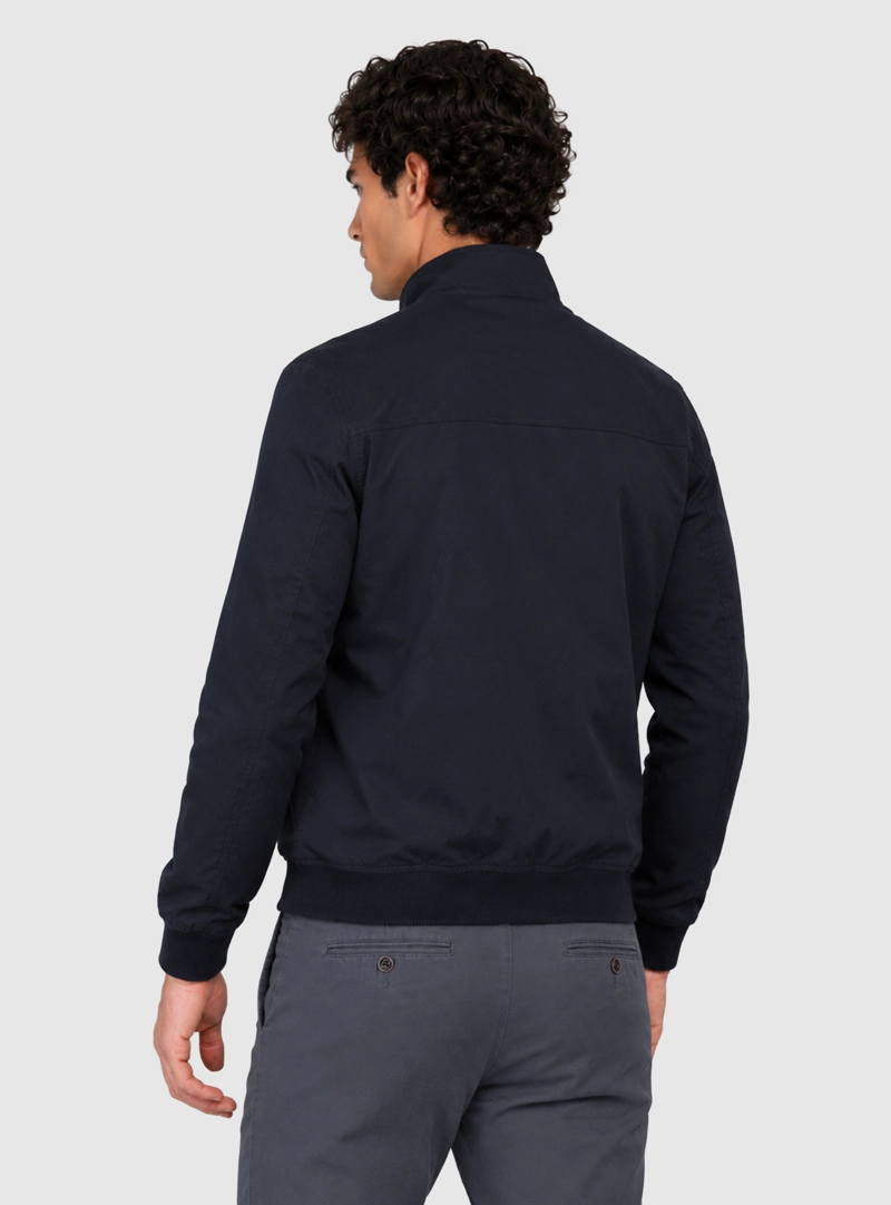 CHAQUETA LISA REGULAR FIT AZUL MARINO ARROW - 2